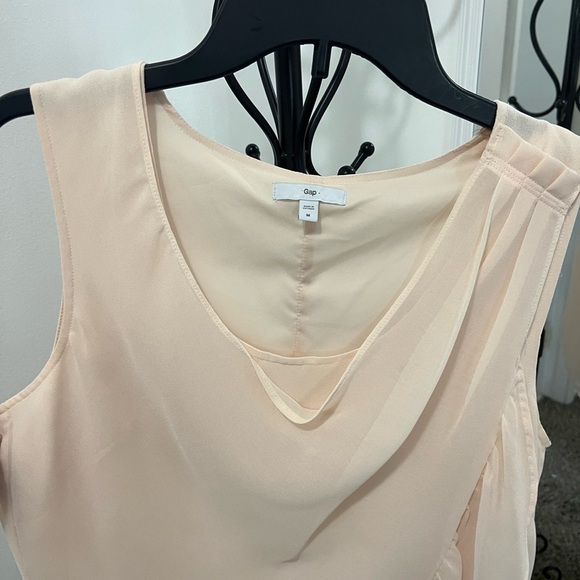 GAP Elegant Cream Sleeveless Top. #09 - Picture 3 of 6